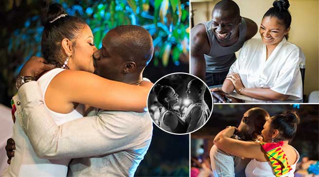 Chris Attoh marries Betty barely a year after divorcing his Nigerian sweetheart, Damilola (See Photos)