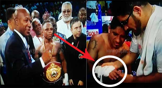 Dogboe wins against Argentine Javier Nicolas Chacon. 