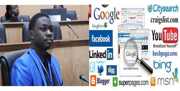 Ghanaian student Gabriel Opare builds google search engine. 