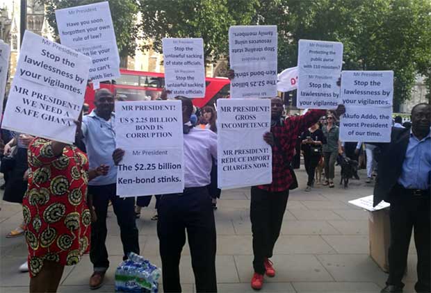 ghanaians in uk protest against akufo addo govt 3