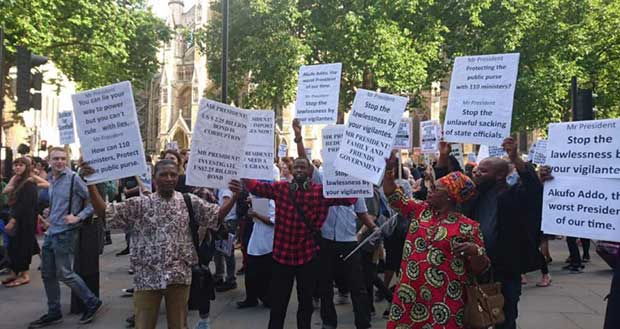 ghanaians in uk protest against akufo addo govt 4