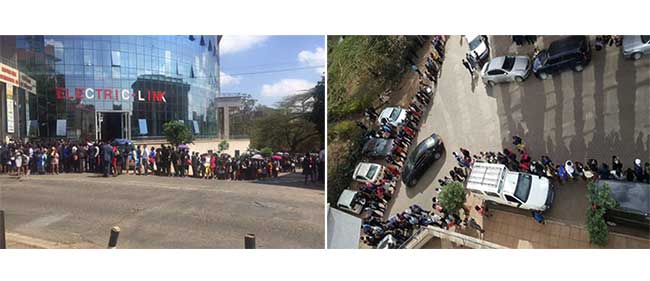 Hundreds of Kenyan unemployed queue for TV anchor jobs