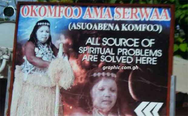 komfo ama serwaa grabbed in barekese ashanti region 3