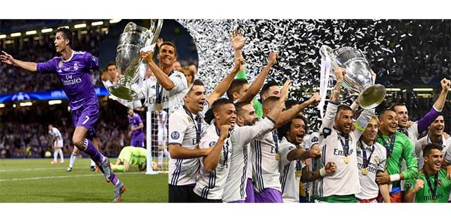 Real Madrid beats Juventus to win Champions League cup. 