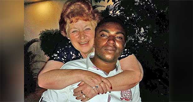 British Angela with her Nigerian husband CJ. 
