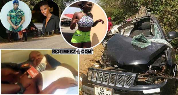 Ebony Reigns jeep driver accident Pinehad Oko Chartey. 
