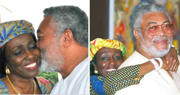 Jerry John Rawlings Nana Konadu love at first sight. 