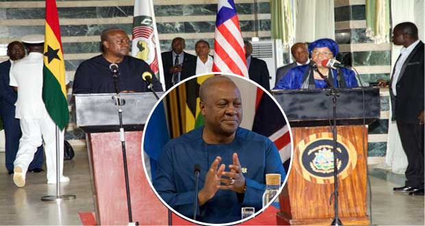 John Mahama leads Ecowas Liberia polls. 