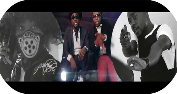 TeePhlow enter music video feat Edem. 