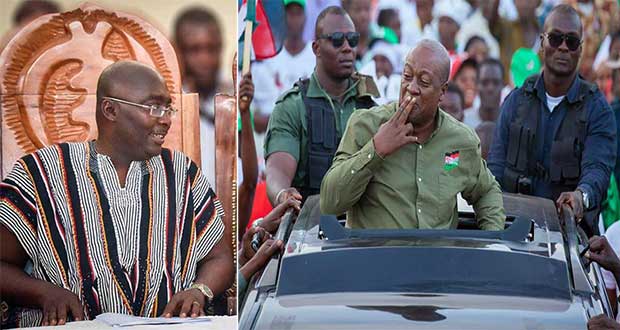 Vice President Bawumia vs John Mahama. 