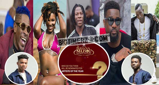 Ghana Music Awards 2018 nominees list. 